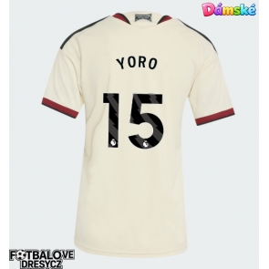 Manchester United Leny Yoro #15 Dámské Alternativní Dres 2026-27 Krátký Rukáv Manchester United Leny Yoro #15 Dámské Alternativní Dres 2026-27 Krátký Rukáv